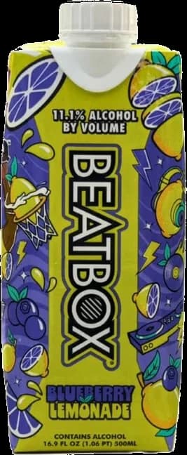 BeatBox Blueberry Lemonade Party Punch - 6 Pack (6 x 500 ml)