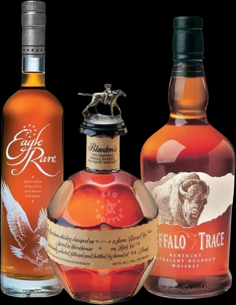 Buffalo Trace, Blanton's, Eagle Rare Bourbon Combo Pack (3 Bottles)