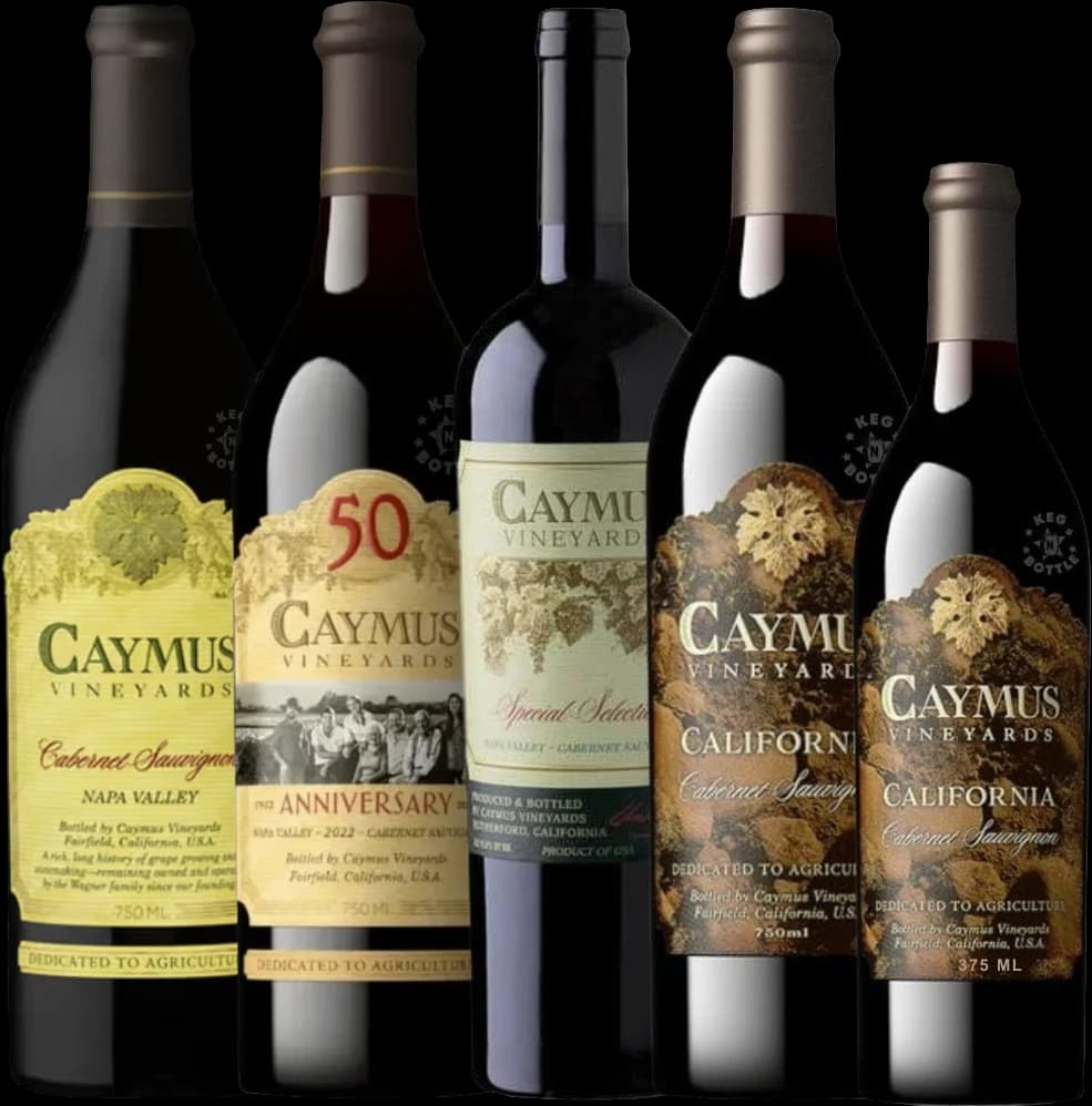 Caymus California, Napa Valley, 50th Anniversary & Special Selection + Caymus California 375 ml – Value Bundle (4x 750 ml + 1 x 375 ml)