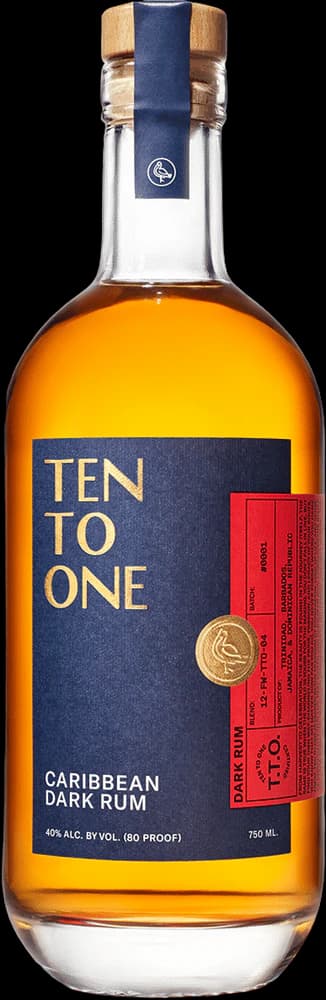 Ten To One Caribbean Dark Rum (750 mL)