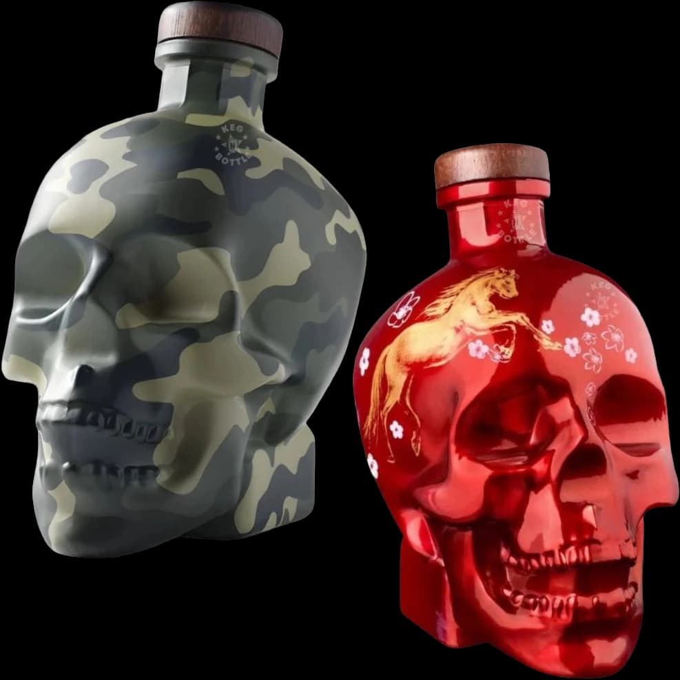 Crystal Head Limited Edition – Camo & Year of the Horse 2026 Lunar New Year Vodka (750mL + 700mL)