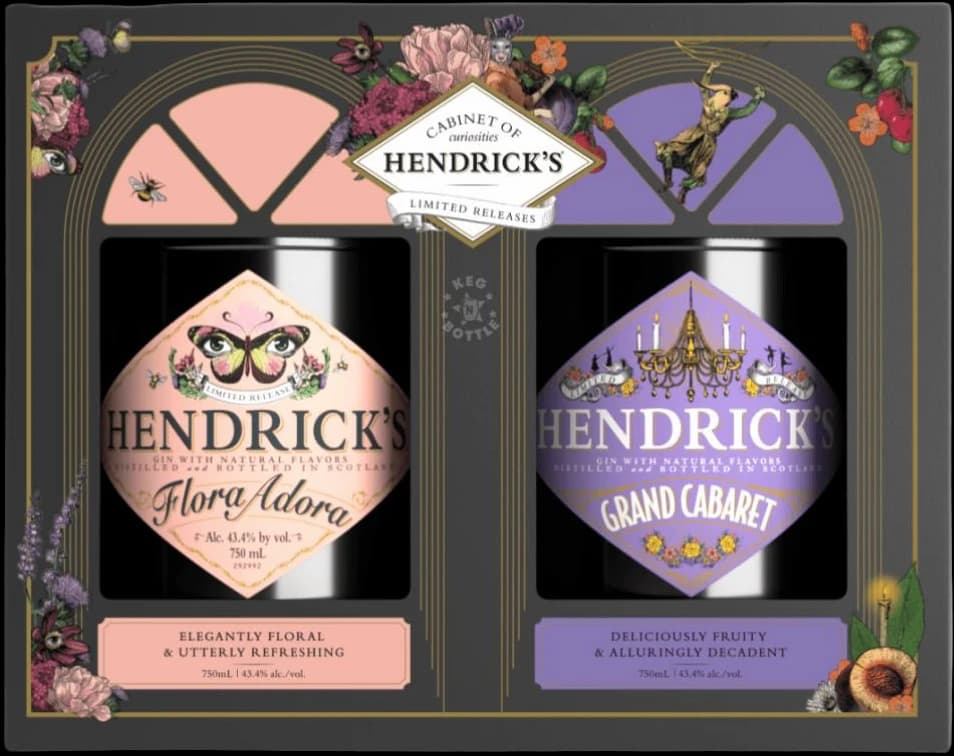 Hendrick's Flora Adora & Grand Cabaret Combo Pack (2x750mL)