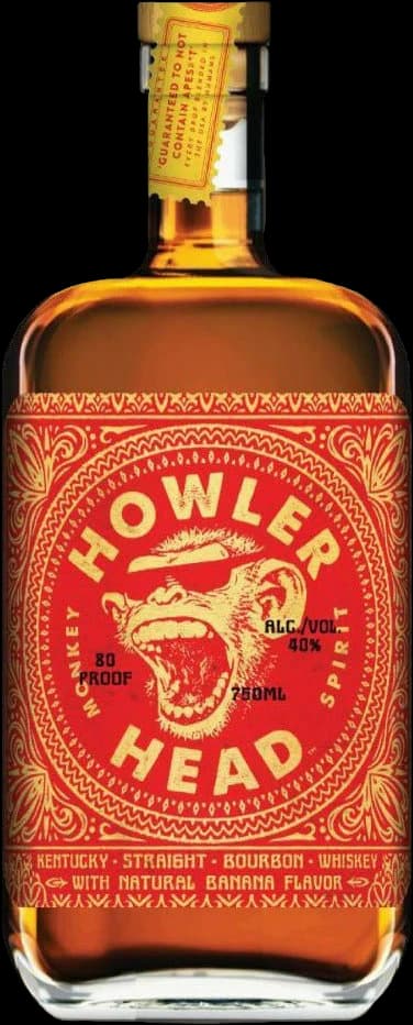 Dana White's Howler Head Banana Bourbon Whiskey (750 mL)