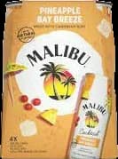 Malibu Pineapple Bay Breeze RTD (4 Pack 12 oz)