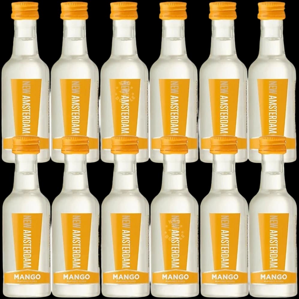 New Amsterdam Mango Vodka - 12 Pack (12x50ML)