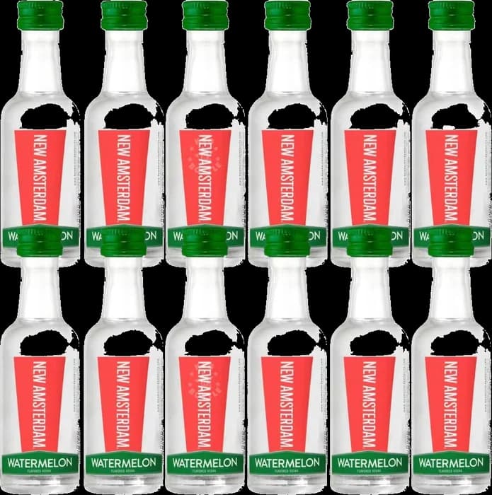 New Amsterdam Watermelon Vodka - 12 Pack (12x50ML)