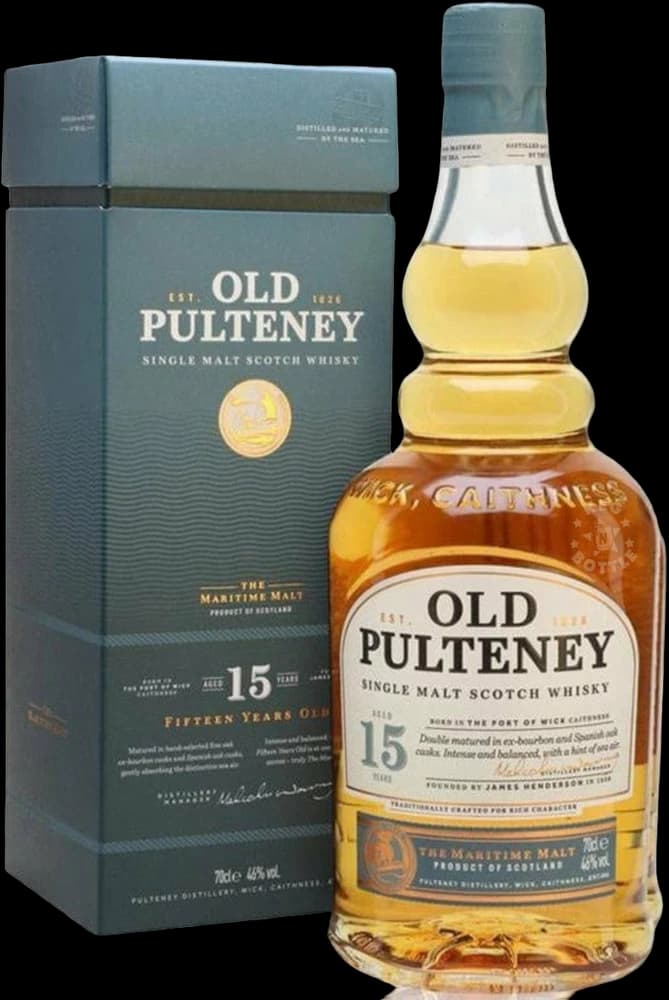 Old Pulteney 15 Year Single Malt Scotch Whiskey (750mL)