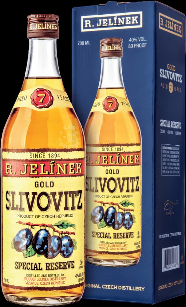 R. Jelinek 7 Year Special Reserve Plum Slivovitz Brandy (700mL)