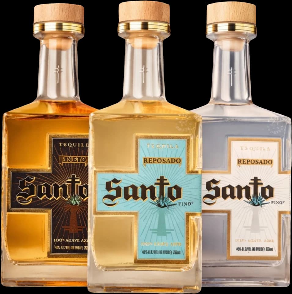 Sammy Hagar & Guy Fieri Santo Tequila Combo Pack (3 x 750 ml)