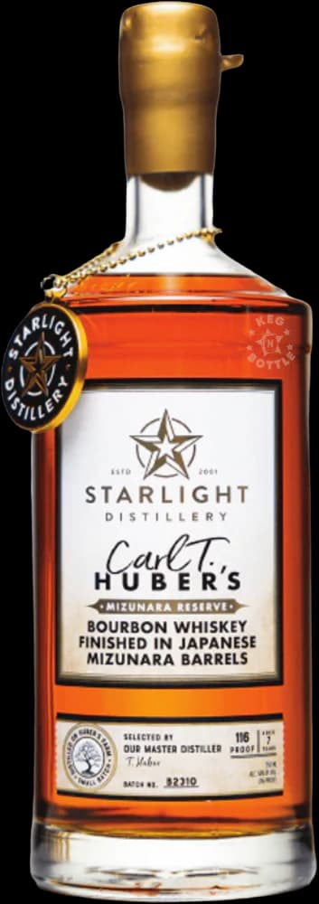 Starlight Carl T. Huber's Mizunara Finished Bourbon Whiskey (750 ml)