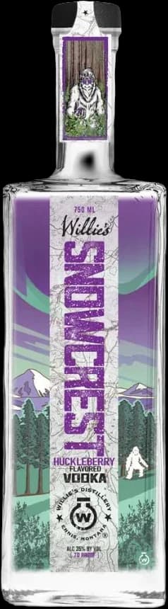 Willie's Distillery Snowcrest Huckleberry Vodka (750mL)